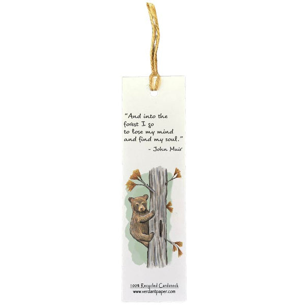 John Muir Quote - Bookmark on Plantable or Recycled Paper