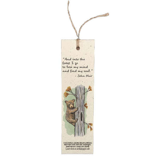 John Muir Quote - Bookmark on Plantable or Recycled Paper