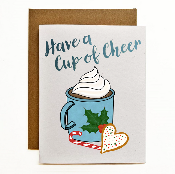 Have a Cup of Cheer Eco-Friendly Greeting Card