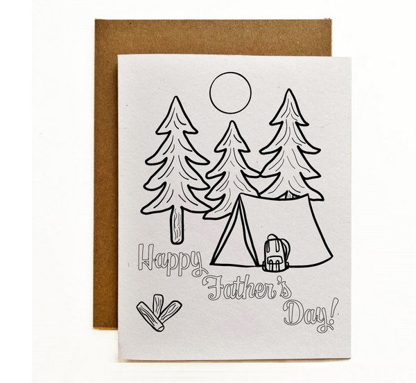 Father's Day Camp CYOC Eco-Friendly Greeting Card