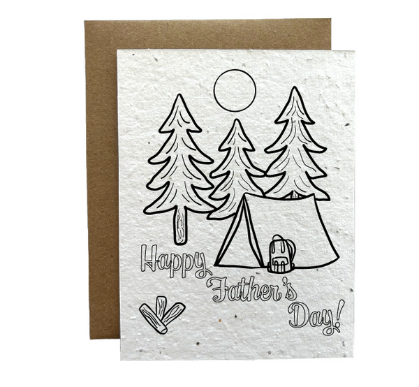 Father's Day Camp CYOC Eco-Friendly Greeting Card