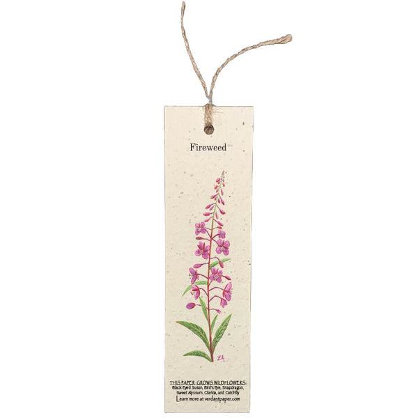 Fireweed - Bookmark on Plantable or Recycled Paper