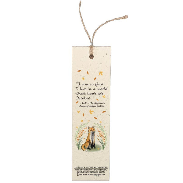 Anne of Green Gables Quote - Bookmark on Plantable or Recycled Paper