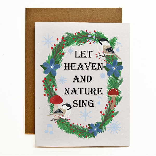 Heaven and Nature Sing Eco-Friendly Greeting Card