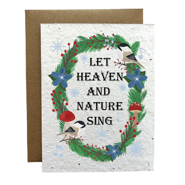 Heaven and Nature Sing Eco-Friendly Greeting Card