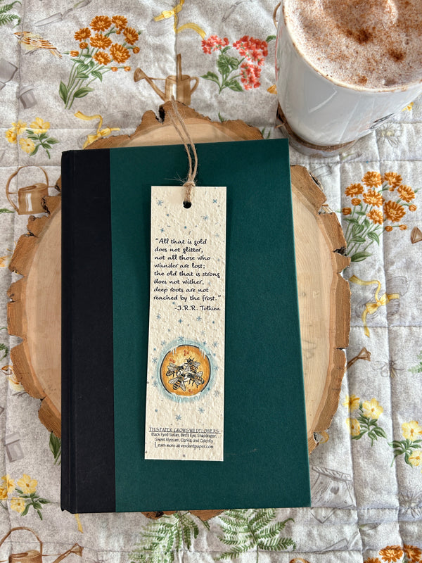 J.R.R Tolkien (LOTR) Quote - Bookmark on Plantable or Recycled Paper