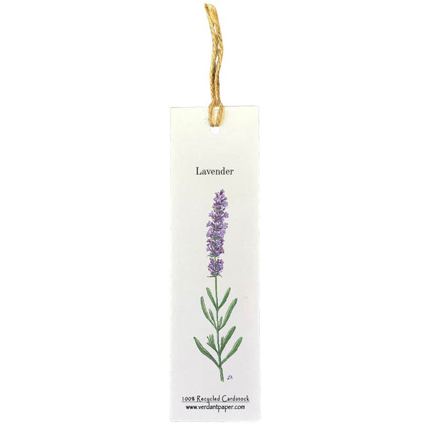 Lavender - Bookmark on Plantable or Recycled Paper