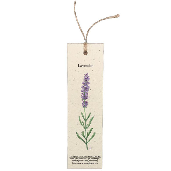 Lavender - Bookmark on Plantable or Recycled Paper