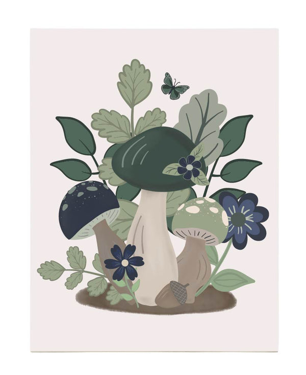Mushrooms Art Print