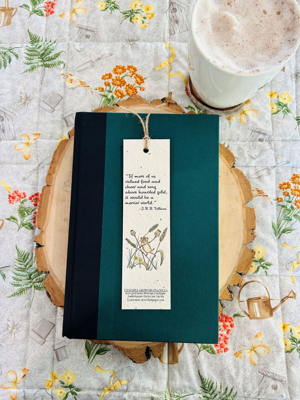 J.R.R Tolkien (The Hobbit) Quote - Bookmark on Plantable or Recycled Paper