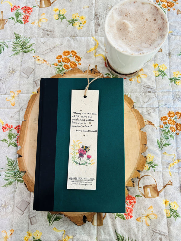 James Russell Lowell Quote - Bookmark on Plantable or Recycled Paper