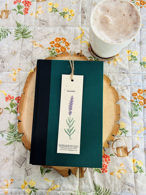 Lavender - Bookmark on Plantable or Recycled Paper