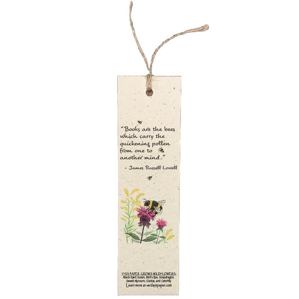 James Russell Lowell Quote - Bookmark on Plantable or Recycled Paper