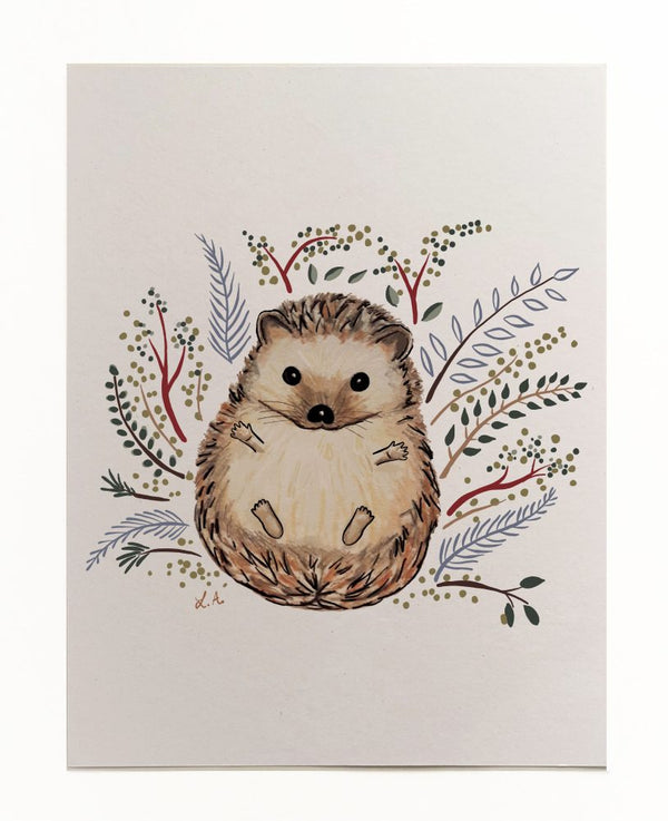 Hedgehog Art Print