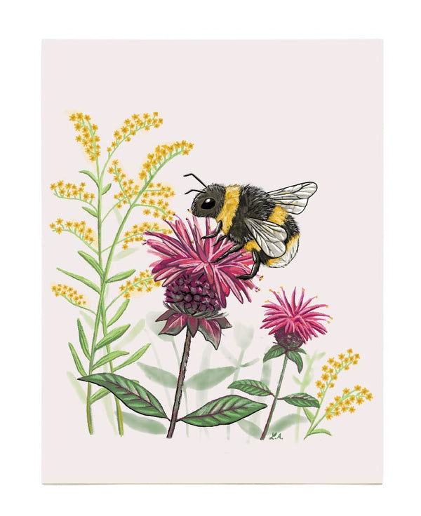 Bumble Bee Art Print