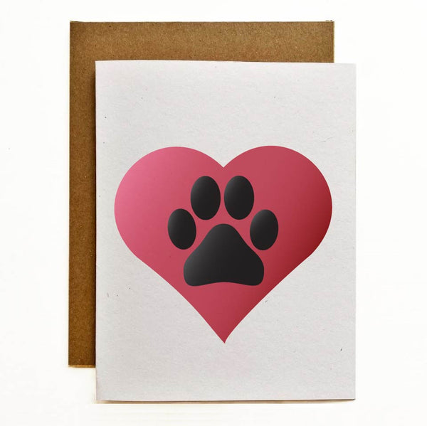 Cat Love Eco-Friendly Greeting Card