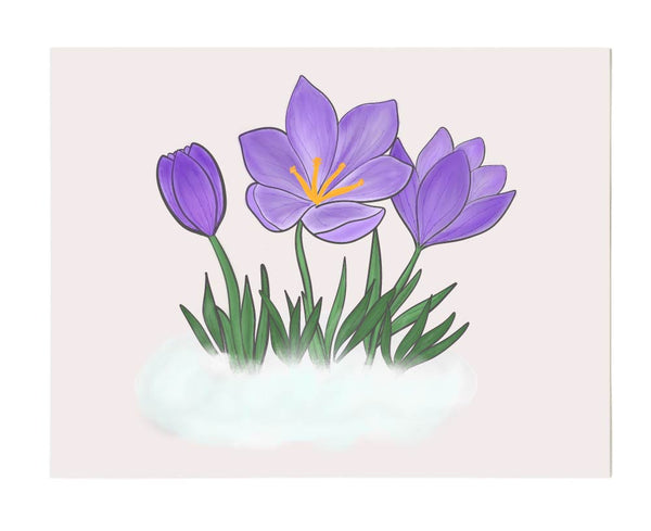 Crocus Art Print