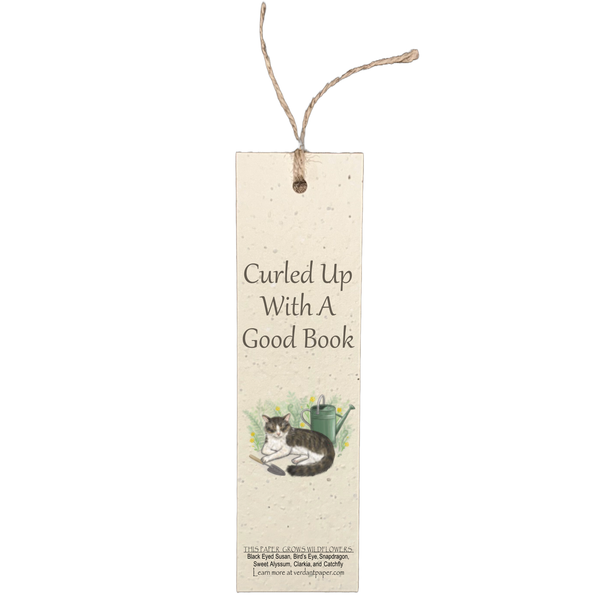 Curled Up With A Good Book - Bookmark