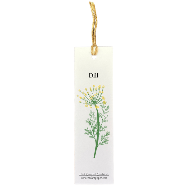 Dill - Bookmark on Plantable or Recycled Paper