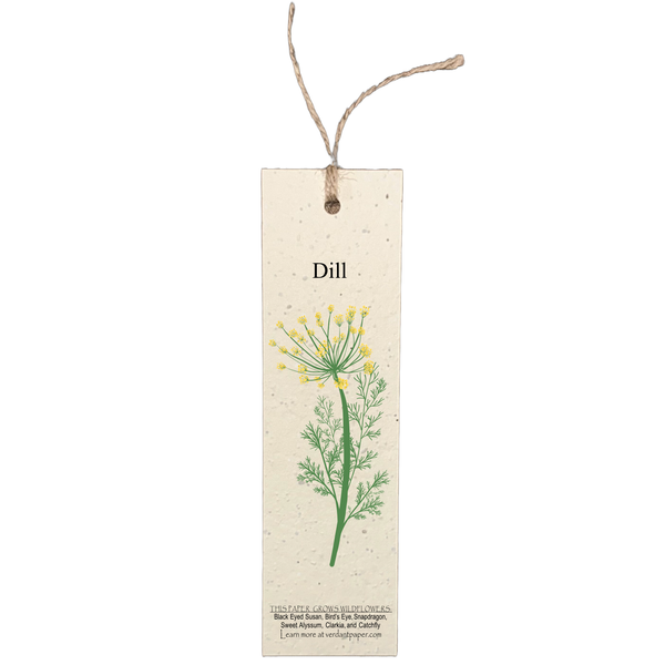 Dill - Bookmark on Plantable or Recycled Paper