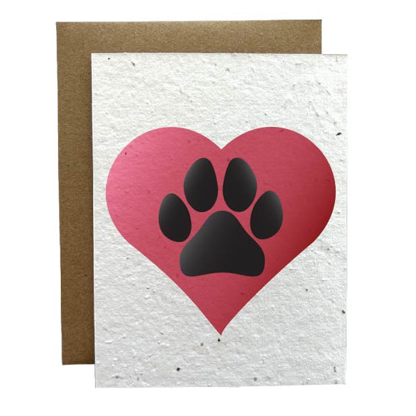 Dog Love Eco-Friendly Greeting Card