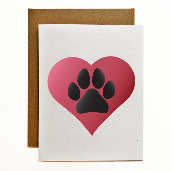 Dog Love Eco-Friendly Greeting Card