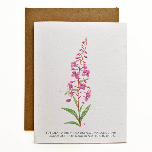 Fireweed Eco-Friendly Greeting Card