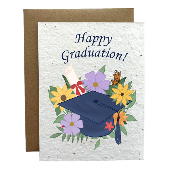 Happy Graduation Eco-Friendly Greeting Card