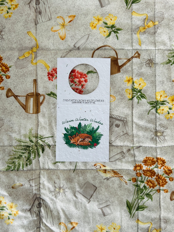 Warm Winter Wishes Bottle Tag