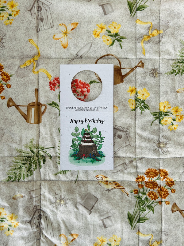 Happy Birthday Bottle Tag