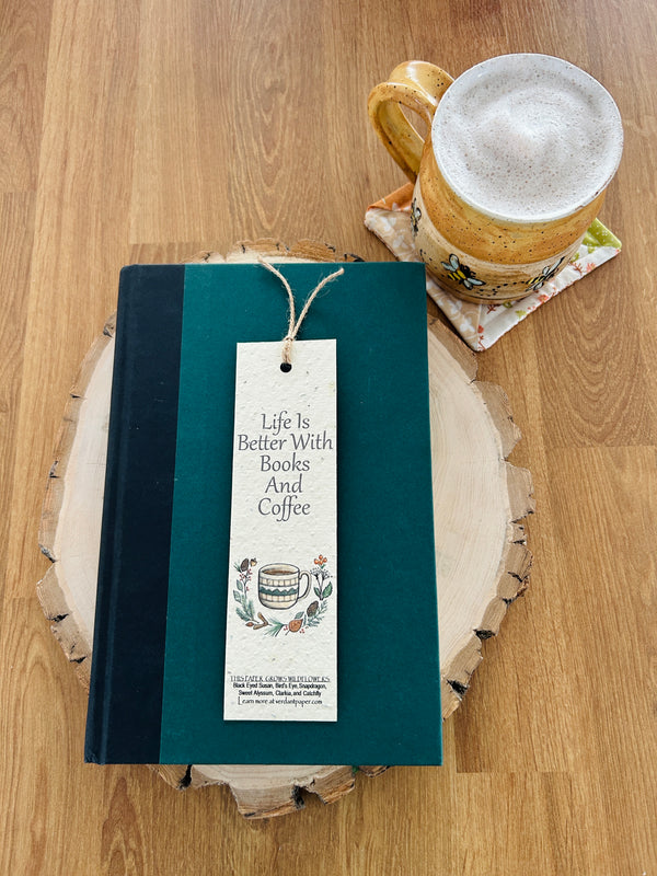 Books And Coffee - Bookmark