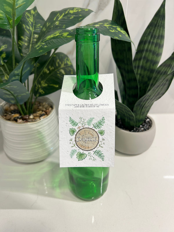 Congrats Bottle Tag