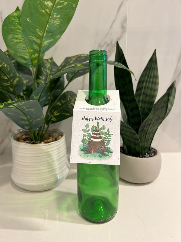 Happy Birthday Bottle Tag