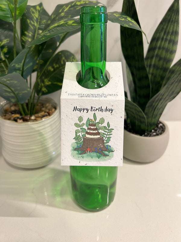 Happy Birthday Bottle Tag