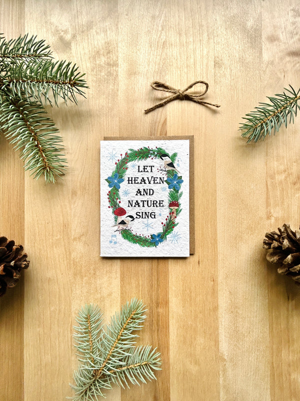 Heaven and Nature Sing Eco-Friendly Greeting Card