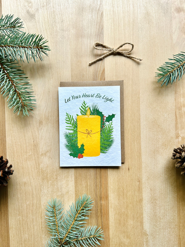 Let Your Heart Be Light Eco-Friendly Greeting Card