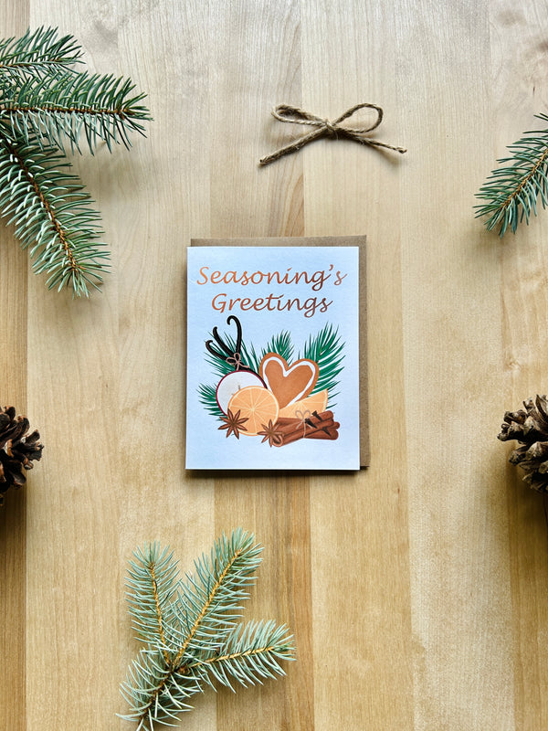 Seasoning's Greetings Eco-Friendly Greeting Card