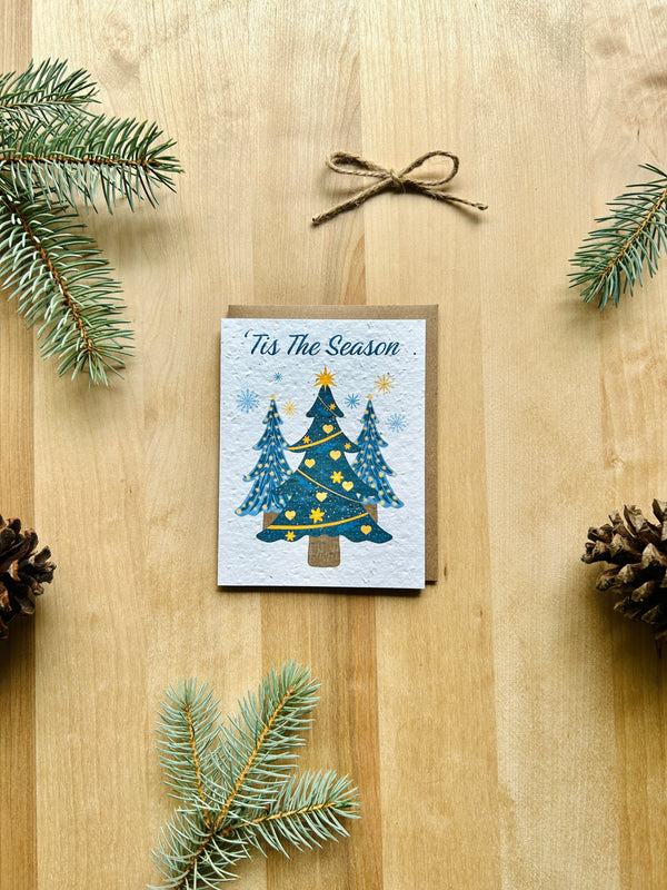 'Tis The Season Eco-Friendly Greeting Card