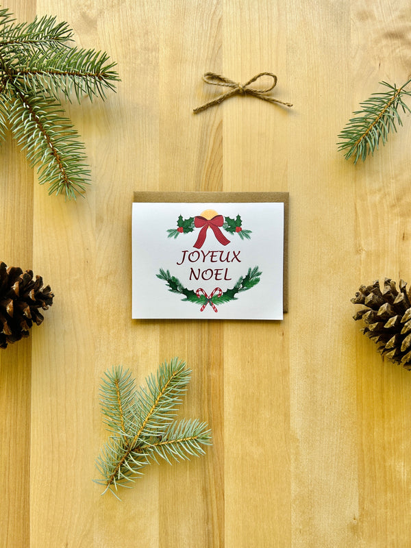Joyeux Noel Eco-Friendly Greeting Card