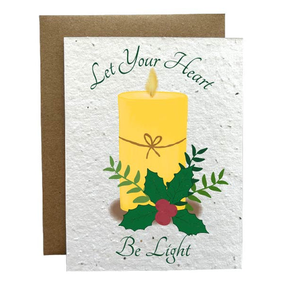 Let Your Heart Be Light Eco-Friendly Greeting Card