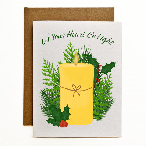 Let Your Heart Be Light Eco-Friendly Greeting Card
