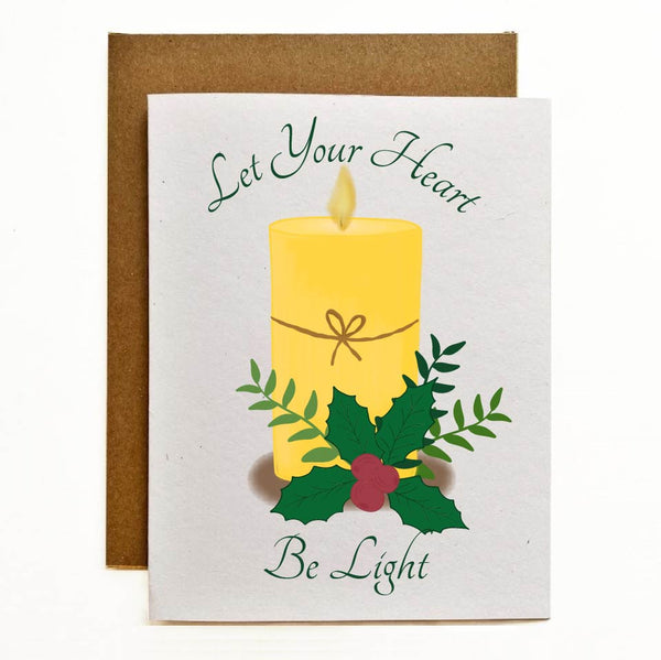 Let Your Heart Be Light Eco-Friendly Greeting Card