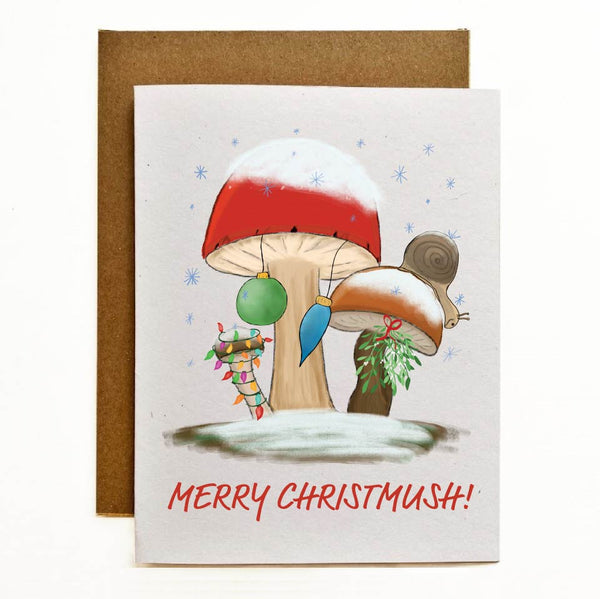 Merry Christmush Eco-Friendly Greeting Card