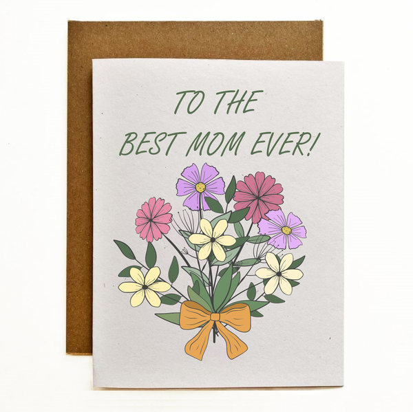 Mother's Day Bouquet Eco-Friendly Greeting Card