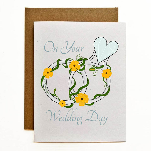 On Your Wedding Day Eco-Friendly Greeting Card