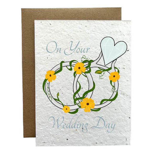 On Your Wedding Day Eco-Friendly Greeting Card