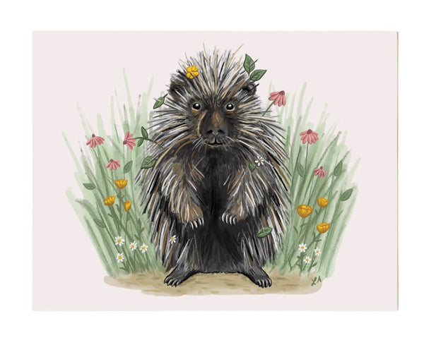 Porcupine Art Print