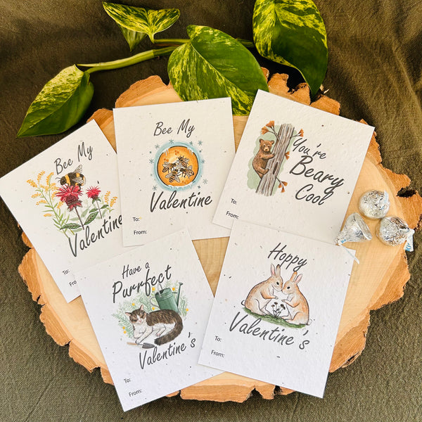 Plantable Valentine's Note Card Bundle #1