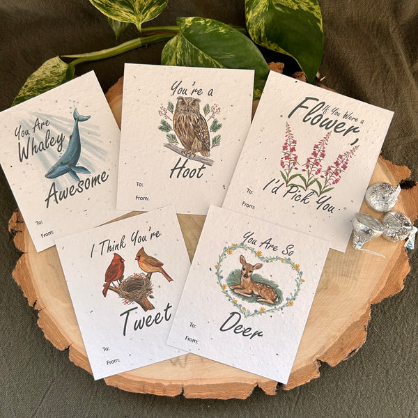 Plantable Valentine's Note Card Bundle #3