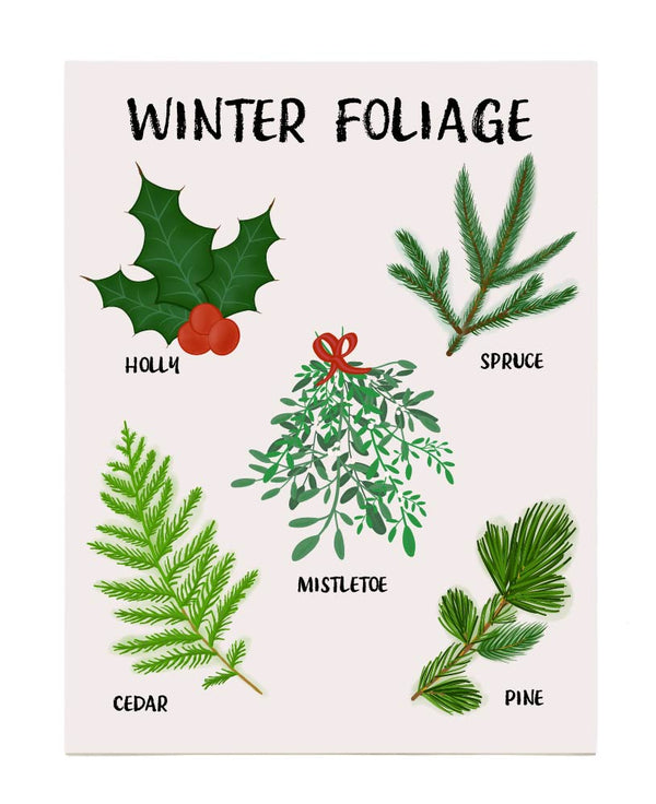 Winter Foliage Art Print